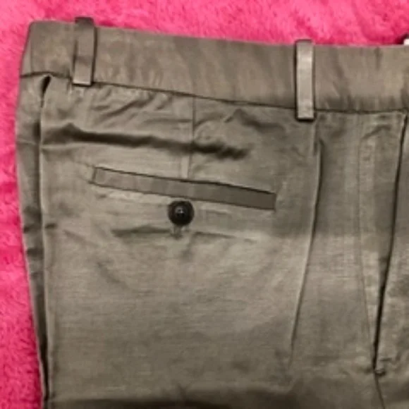 ZARA Cotton Linen Silky Suit Pants, M, NWT - Picture 5 of 6